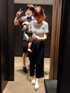 「アイテム（パンプス）」を使った、a__yaさん（キッズ・70cm）の夏コーディネート