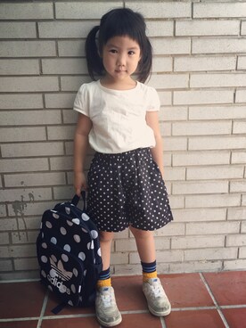 Hannah&Jeffreyさん(キッズ・100cm)の春コーディネート