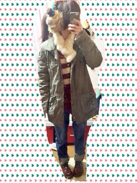 「Dr. Martens（ドクターマーチン）のDr.Martens (ドクターマーチン)/1461 3EYE GIBSON SHOES（その他シューズ）」を使った、てぃさん（レディース・152cm）の冬コーディネート