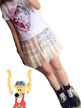 「星条旗」｜「アイテム（ワンピース/ドレス）」を使った、てぃさん（レディース・152cm）の春コーディネート