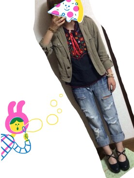 てぃさん（レディース・152cm）の秋コーディネート