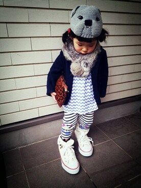 「babygap」｜「アイテム（その他トップス）」を使った、みっちゃんさん（キッズ・90cm）の春コーディネート