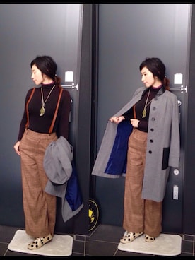 「haco!（ハコ）のアイテム（その他シューズ）」を使った、maikoさん（レディース・152cm）の冬コーディネート