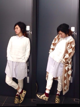 「haco!（ハコ）のアイテム（その他シューズ）」を使った、maikoさん（レディース・152cm）の冬コーディネート