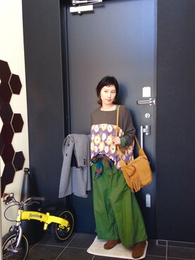 maikoさん（レディース・152cm）の冬コーディネート