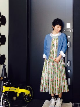 「M's collection（エムズコレクション）のアイテム（ジャケット/アウター）」を使った、maikoさん（レディース・152cm）の春コーディネート