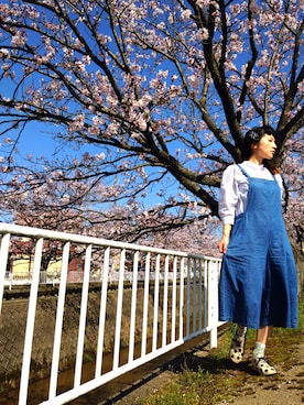 「haco!（ハコ）のアイテム（その他シューズ）」を使った、maikoさん（レディース・152cm）の春コーディネート