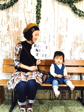 「haco!（ハコ）のアイテム（その他シューズ）」を使った、maikoさん（レディース・152cm）の秋コーディネート