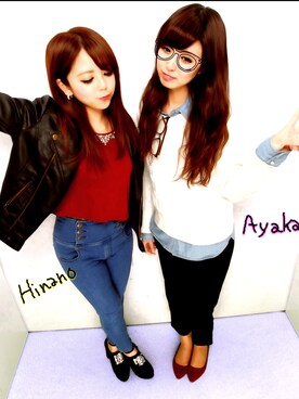 「one way（ワンウェイ）のアイテム（シューズ）」を使った、Hinanoさん（レディース・156cm）の春コーディネート