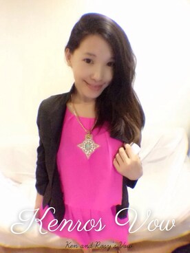 Kenros Vow 肯玫瑰さんのコーディネート