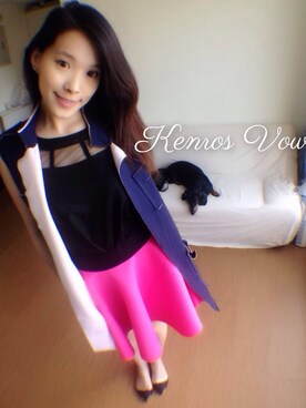 Kenros Vow 肯玫瑰さんのコーディネート