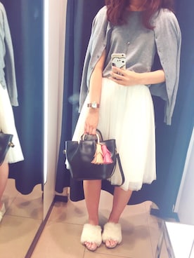 「ecruefil（エクリュフィル）のアイテム」を使った、miiiiさん（レディース・168cm）の秋コーディネート