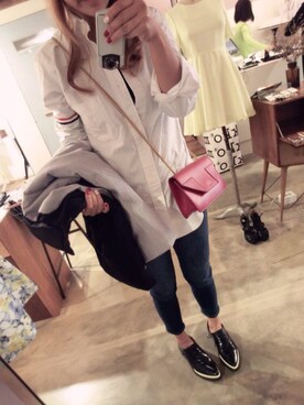「Acne Studios（アクネストゥディオズ）のアイテム（その他シューズ）」を使った、nay0mi酱さん（レディース・166cm）の秋コーディネート
