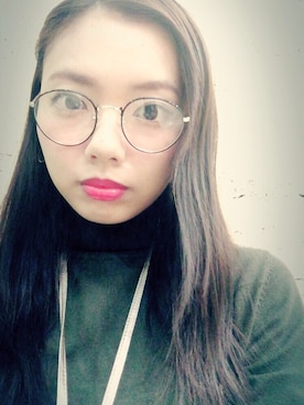 「GRANDEDGE（グランドエッジ）のアイテム」を使った、加藤里奈(カトリーナ)さん（レディース・170cm）の冬コーディネート