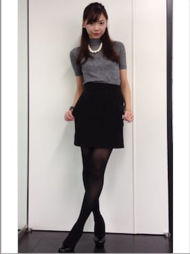 「Dosch（ドスチ）のアイテム（トップス）」を使った、加藤里奈(カトリーナ)さん（レディース・170cm）の冬コーディネート