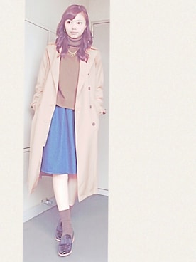 「くつした」｜「アイテム（アクセサリー）」を使った、加藤里奈(カトリーナ)さん（レディース・170cm）の春コーディネート