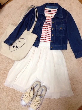 まーちゃんさん（レディース・162cm）の夏コーディネート