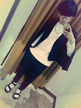 「アイテム（バングル/リストバンド）」を使った、TKOさん（メンズ・172cm・20代）の春コーディネート