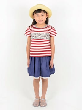 「アイテム（スカート）」を使った、はなちゃんさん（キッズ・120cm）の春コーディネート