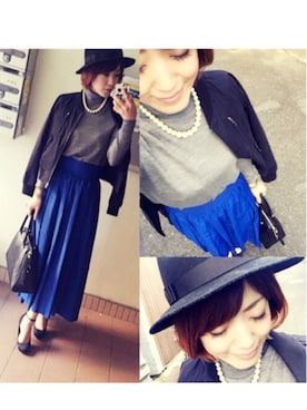 まぁ◡ູ̈♡さん（レディース・158cm）の秋コーディネート