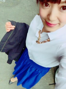 まぁ◡ູ̈♡さん（レディース・158cm）の春コーディネート