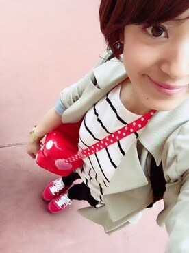 まぁ◡ູ̈♡さん(レディース・158cm)の春コーディネート