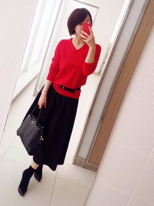 まぁ Beauty Youth United Arrowsのニット セーターを使ったコーディネート Wear