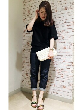 Le Talon 新宿店スタッフさん（レディース・160cm）の春コーディネート