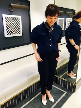 Le Talon 新宿店スタッフさん（レディース・160cm）の春コーディネート