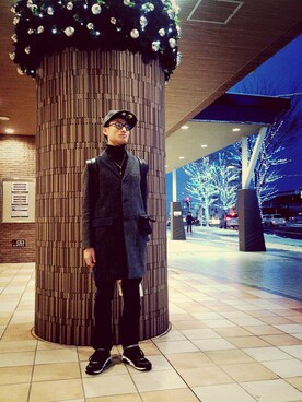 あさかつさん（メンズ・172cm）の冬コーディネート