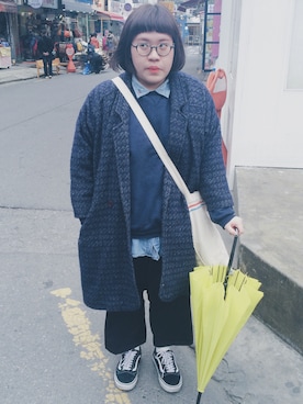 「streetsnap」｜「アイテム（スウェット）」を使った、vivayoung30さん（レディース・160cm）の春コーディネート