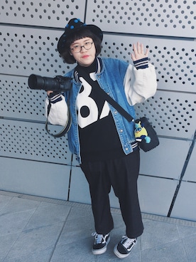 「streetsnap」｜「アイテム（スウェット）」を使った、vivayoung30さん（レディース・160cm）の春コーディネート