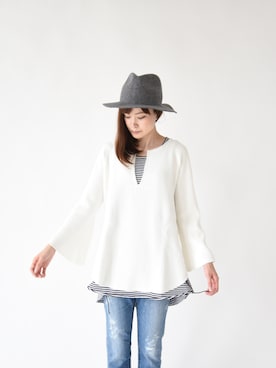 「OLD PARK（オールドパーク）のアイテム」を使った、BINGOYAさん（レディース・165cm）の秋コーディネート