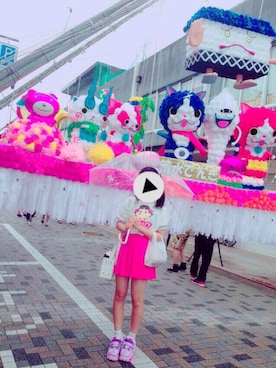 「ハイテクスニーカー」｜kasumiさん（レディース・162cm・10代）の夏コーディネート
