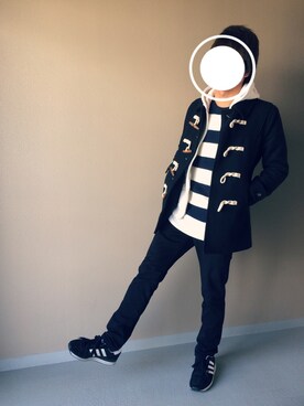 「Denime（ドゥニーム）のアイテム（ダウンジャケット/コート）」を使った、Naoさん（メンズ・169cm）の秋コーディネート