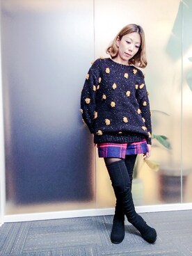 ✂️meri✂️さん（レディース・156cm）の冬コーディネート