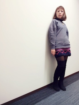 「agete（アガット）のアイテム」を使った、✂️meri✂️さん（レディース・156cm）の冬コーディネート