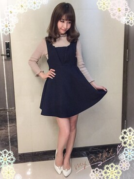 エリサさん（レディース・154cm）の春コーディネート