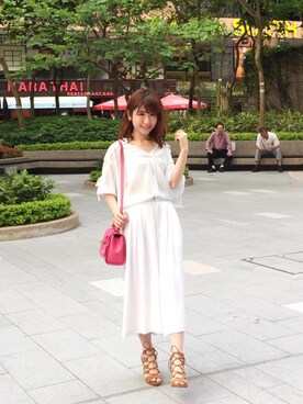 「BERADIANCE」｜エリサさん（レディース・156cm）の夏コーディネート