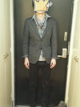 「one way（ワンウェイ）のアイテム（ジャケット/アウター）」を使った、yujiさん（メンズ・176cm）の春コーディネート