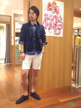 飯沼さん(メンズ・178cm)の春コーディネート