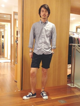 飯沼さん(メンズ・178cm)の春コーディネート