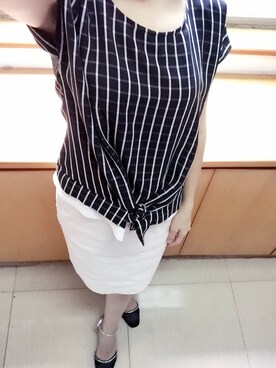 「F/style（エフスタイル）のアイテム」を使った、niuさん（レディース・160cm）の夏コーディネート