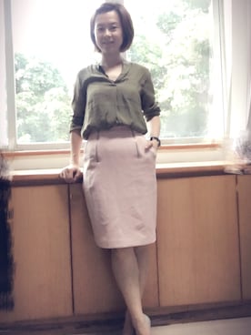 「Z.B….(ツェットビー)のアイテム」を使った、niuさん(レディース・159cm)の春コーディネート