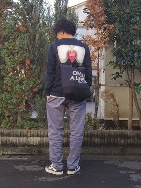 「The POOL AOYAMA」｜DIKEさん（メンズ・173cm）の秋コーディネート