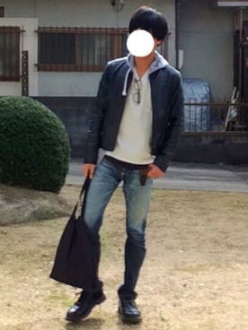 Mihaさん（メンズ・170cm）の冬コーディネート