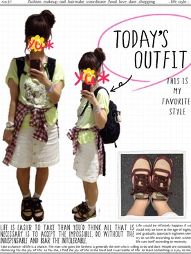 ゆう*さん(レディース・156cm)の夏コーディネート