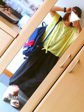 「ARROW（アロー）のアイテム（パンツ）」を使った、sugi さん（レディース・162cm）の秋コーディネート