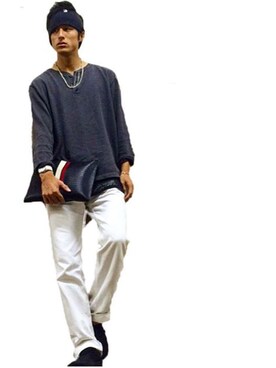 「D&G（ディーアンドジー）のアイテム（腕時計）」を使った、shotaさん（メンズ・177cm）の秋コーディネート