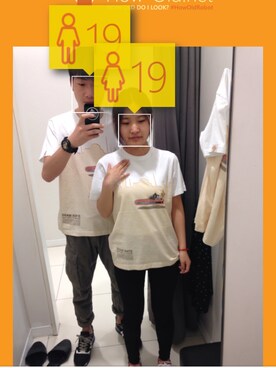 「H&M（エイチ・アンド・エム）のアイテム（Chinos、グリーン系）」を使った、Supremacismさん（メンズ・175cm）の春コーディネート